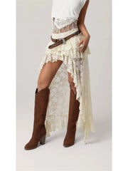 Boho Tiered Layered Maxi Dress - Flowy Loose Fit Summer Gown for Women